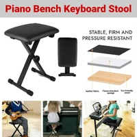Electronic Organ Stool Three Level Adjustable Foldable Performance Chair Music