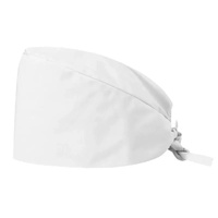 100% Cotton Unisex Surgical Scrub Cap for Doctors & Nurses - White