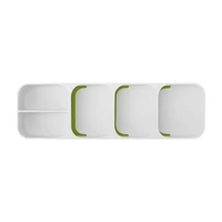 Kitchen Drawer Utensil Cutlery Tray Organizer Insert Spoon Fork Knife Divider Storage - White