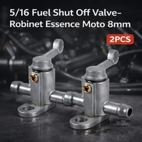 2PCS Off Road Motorcycle Dual 5/16 Fuel Valve Switch 8mm Dirt Pit Bike Accessory