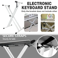 White Electronic Keyboard Stand Electronic Keyboard Stand for Home Studio