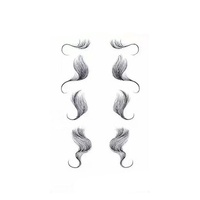 Hairline Edge Tattoo Stickers - Curly Fringe Decals for Women Styling - 9