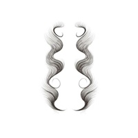Hairline Edge Tattoo Stickers - Curly Fringe Decals for Women Styling - 1