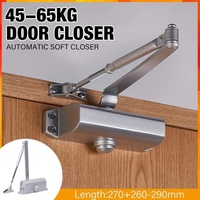 Hydraulic Automatic Door Closer with Adjustable Closing Speed, Soft Close - 1 Pc