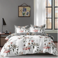 Dreamfields - Shadow Bloom Quilt Cover Set - (2pcs, King Single Size)