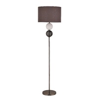 Murano Floor Lamp - Brass/Pewter