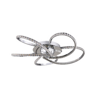 Irie Dimmable 5 Lights LED Ceiling Light - Chrome