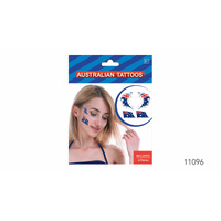 4pcs Australian Flag Face Tattoos Australia Day Soccer Tennis