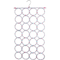 1x 28 Hole Scarf Hanger Holder Storage Tie Belt Scarf Organiser Space Saver