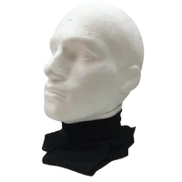 CLERICAL SHIRT COLLAR Priest Costume Halloween Fancy Dress Neck in Black