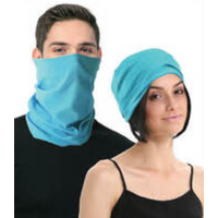 Seamless Tube Bandana Head Scarf Face Cover Mask Gaiter Ski Snow in Light Blue