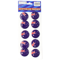 Australian Flag Badges 10 pieces Aussie Australia Day Enamel Tie Pin Brooch