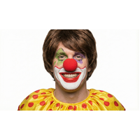 Soft CLOWN NOSE Costume Circus Halloween Spongy Fancy Fun Silly in Red