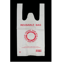 900pcs 22×42cm Eco Design Reusable Plastic Singlet Shopping Bags Grocery Carry Checkout
