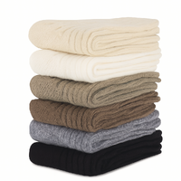 2 Pairs WOOL BLEND SOCKS Ladies Womens Thick Soft Work Thermal Warm Winter - 2-8
