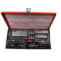 37 Piece Ratchet Socket Wrench Set Screwdriver Bits Extension Hex Chrome Vanadium
