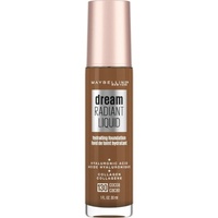 Maybelline Dream Radiant Liquid Foundation Makeup, 130 Cocoa, 1 fl oz