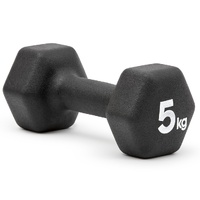 2pc Adidas Hex Dumbbells Gym Training Fitness Weight Lifting Sport Workout - 5kg