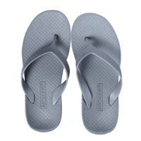 ARCHLINE Orthotic Flip Flops Thongs Arch Support Shoes Footwear - Grey - EUR 41