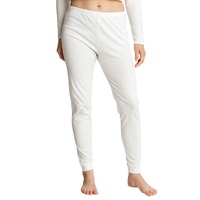 Womens Merino Wool Long Janes Thermal Underwear Layer Thermals Leggings Pants - Beige - 16-18