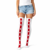 Over Knee Stay Up Stockings Hosiery Party Costume Socks - Nurse