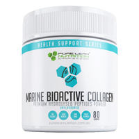 80 Servings Marine Collagen Bioactive Peptides Powder Beauty Glow for Skin Nails