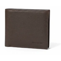 Pierre Cardin Mens Leather Tri Fold Wallet w/ RFID Protection - Brown