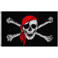 PIRATE FLAG Skull Party Pirates Skull & Crossbones Large 150 x 90 Jolly Roger