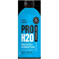 PRO H20 Sparkling 20g Protein Hydration Drink Zero Sugar Hydrate - Blue Tongue