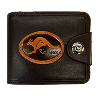 Souvenir Wallet Australia Classic Australian Kangaroo in Brown