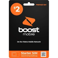 Boost Mobile $2 Prepaid SIM Card Starter Kit