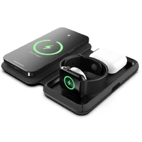 Cygnett MagTravel 3-in-1 Wireless Charger - Black