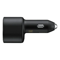 Samsung Super Fast Dual Car Charger (45W+15W) 2 Ports (Includes Cable) - Black