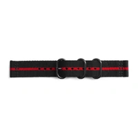 Samsung Premium Strap Black/Red - Gear Sport