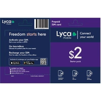 LycaMobile Prepaid SIM Card $2