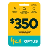 Optus $350 Prepaid 365 Day Phone SIM - A flexible Longterm Prepaid