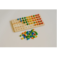 Peg tray insert