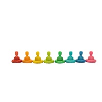Rainbow People Cups and Rings