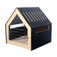 Modern Pet House Dog Crate (Black)