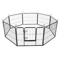 40" Best 8 Panel Pet Playpen Dog Cage Puppy Exercise Crate Enclosure Rabbit Fence