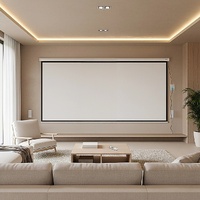 150" Electric Motorised Projector Screen TV +Remote