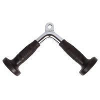 Randy & Travis Rubber-Coated Tricep Pushdown Bar Attachment