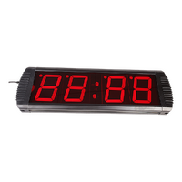 Digital Timer Interval Fitness Clock with LED Display for Home Gym Workouts
