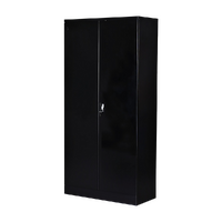 Two-Door Shelf Office Gym Filing Storage Locker Cabinet Safe
