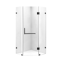 900 x 900mm Frameless 10mm Glass Shower Screen By Della Francesca