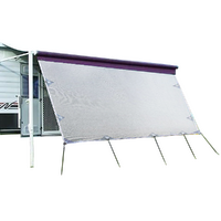 4.9m Caravan Privacy Screen Side Sunscreen Sun Shade for 17' Roll Out Awning