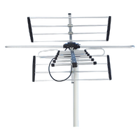 Digital TV Outdoor Antenna Aerial UHF VHF FM Signal Booster HD