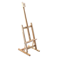 Tabletop Easel Wood Studio H Frame Artist Painting Display Stand For Art Wedding Shop Use