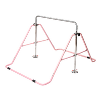 Kids Gymnastics Bars Training Horizontal Bar Monkey Kip Bar Pink