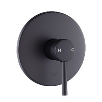 Shower Bath Mixer Tap Bathroom Electroplated Matte Black